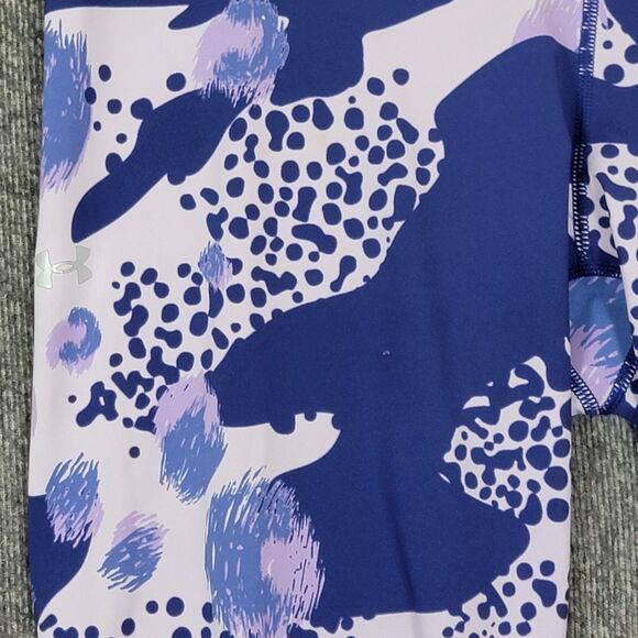 Under Armour Leggings Womens XL Bluish Purple Breathelux Print Athletic #1366941 - Picture 3 of 14